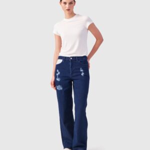 Ionita - 2-in-1 Jeanshose aus Baumwolle