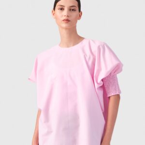 Ildiko - Kurzarm Bluse aus Baumwolle