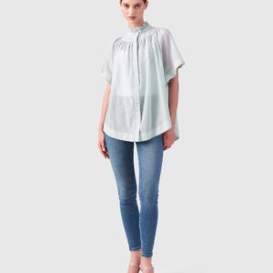 Idis - Bluse aus Baumwoll-Seiden Mischung