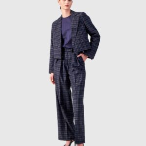 Hager - Kurze Blazer Jacke aus Merinowolle