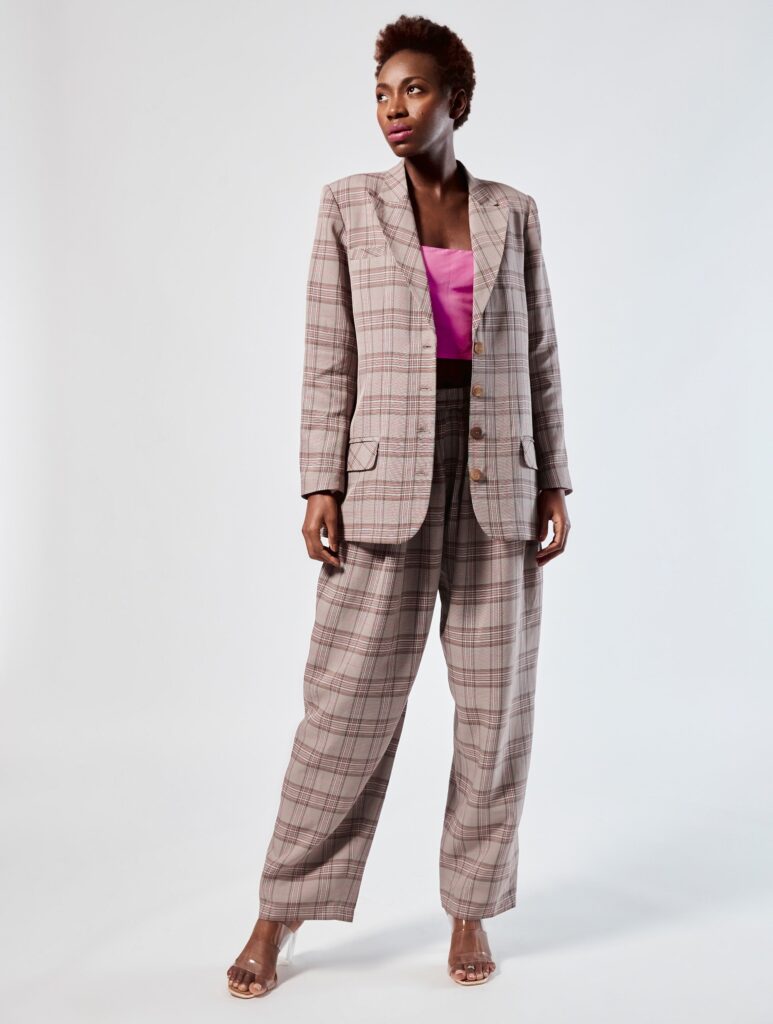 Fabienne - Blazer aus Viskose-Leinen-Mix