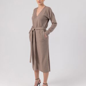 Chloére - Langes Strickkleid