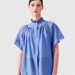 Idis - Bluse aus Baumwoll-Seiden Mischung