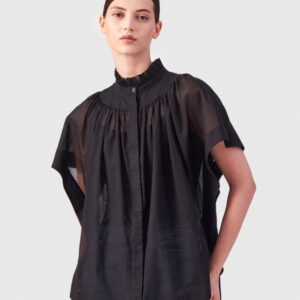 Idis - Bluse aus Baumwoll-Seiden Mischung
