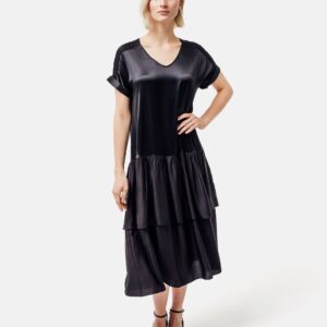 Avare - Lockeres Kurzarmkleid