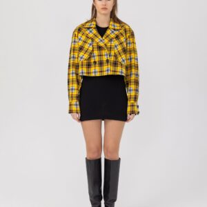 Jade - Karierte Kurzjacke
