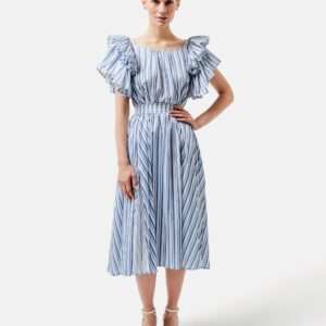 Bettinare - Gestreiftes Maxikleid