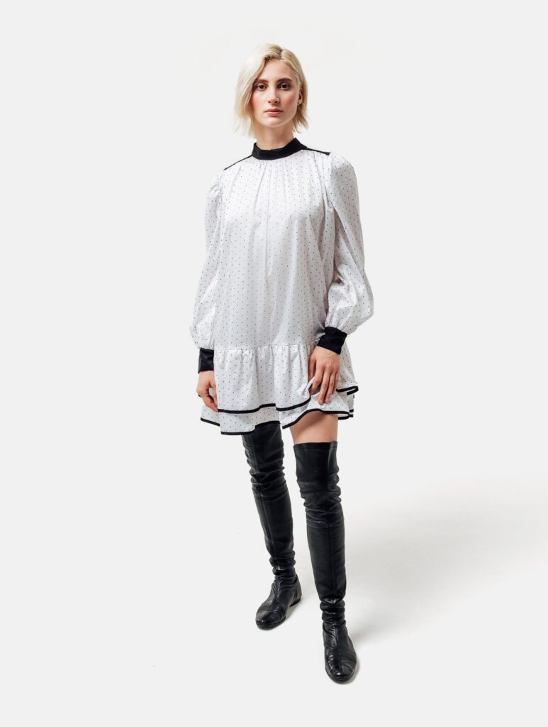 Bibire - Minikleid aus Baumwolle