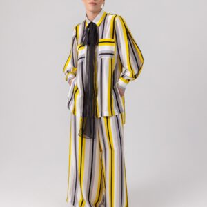 Jacqueline - Oversize Bluse aus Seidensatin