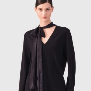 Juna - Pullover mit V-Ausschnitt