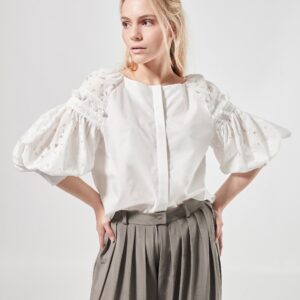 Felicitas - Bluse aus Baumwoll-Mix