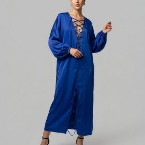 Ivanare - Elegantes Tunikakleid aus Seidensatin