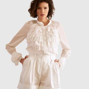 Debra - Bluse mit Volants
